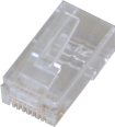 Cat-6 Connector For Flexible Cable Use (100 pack)