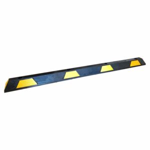 Long Rubber Wheel Stops / Parking Bumper with Glass Bead Reflector