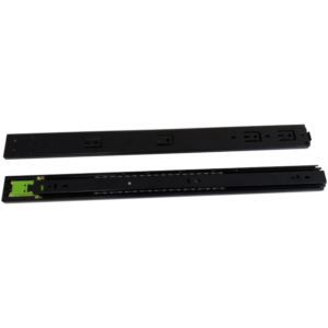 Heavy duty ball bearing slide rails 450mm (push to open)