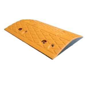 PremiumSun Speed Hump Middle – Road Safety Equipment (49X34X49CM ) Yellow